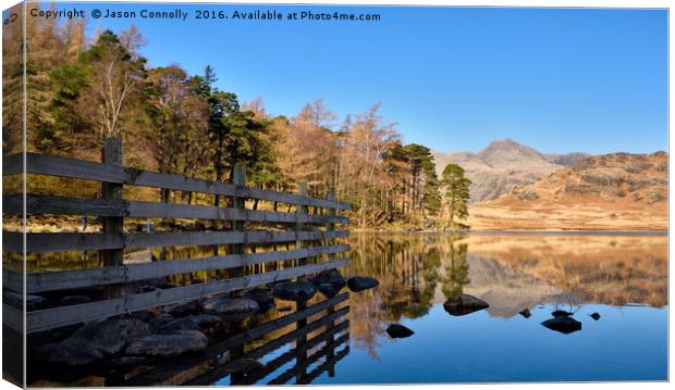 Blea Tarn, Little Langdale Canvas Print by Jason Connolly