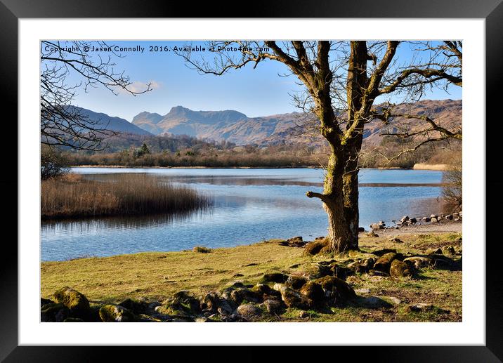 Elterwater, Cumbria Framed Mounted Print by Jason Connolly