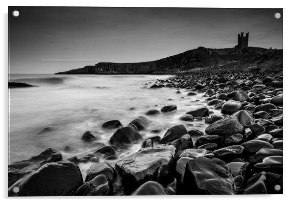 Dunstanburgh Castle, Northumberland Acrylic by Dave Hudspeth Landscape Photography