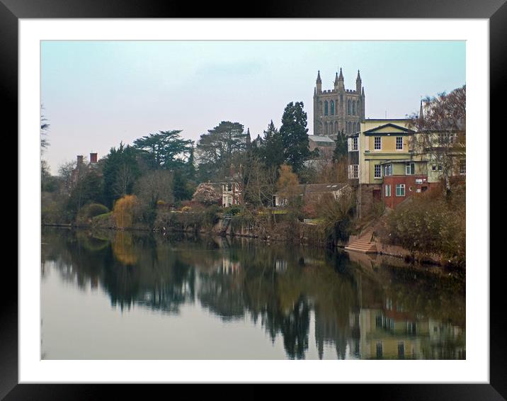 hereford Framed Mounted Print by paul ratcliffe