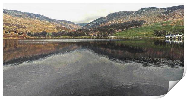           Dovestones Reservoir Print by Andy Smith
