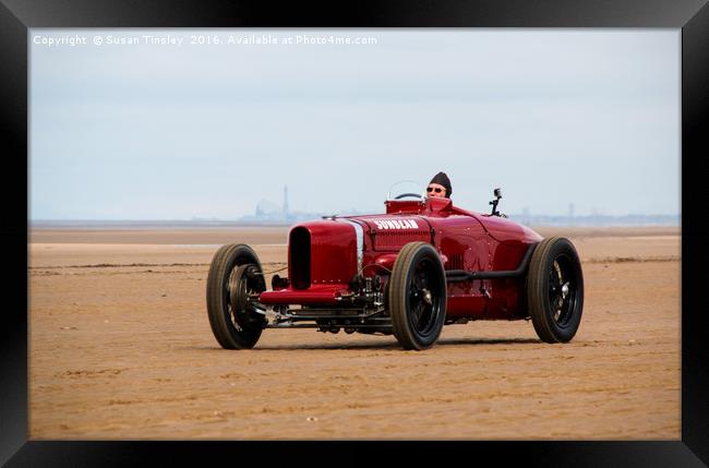 Land and speed Festival 2016 Framed Print by Susan Tinsley