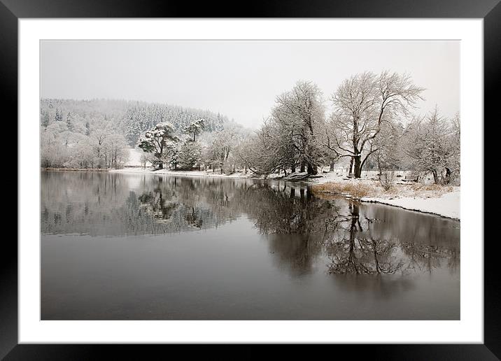 The Edge of Winter Framed Mounted Print by Simon Wrigglesworth