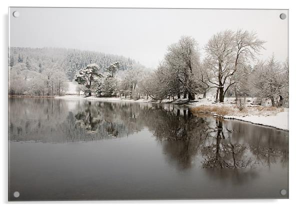 The Edge of Winter Acrylic by Simon Wrigglesworth