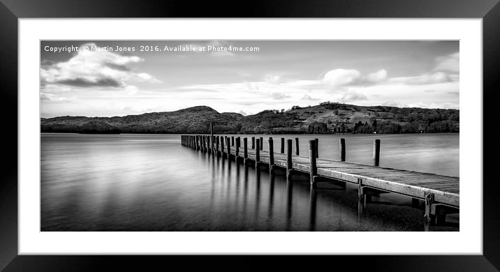 Coniston Water Framed Mounted Print by K7 Photography