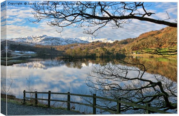 Rydal Water, Cumbria Canvas Print by Jason Connolly