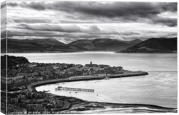 View from Lyle Hill in Greenock Canvas Print by Jane Braat