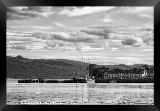 The Scottish Charm of Inveraray's Harbour Framed Print by Jane Braat