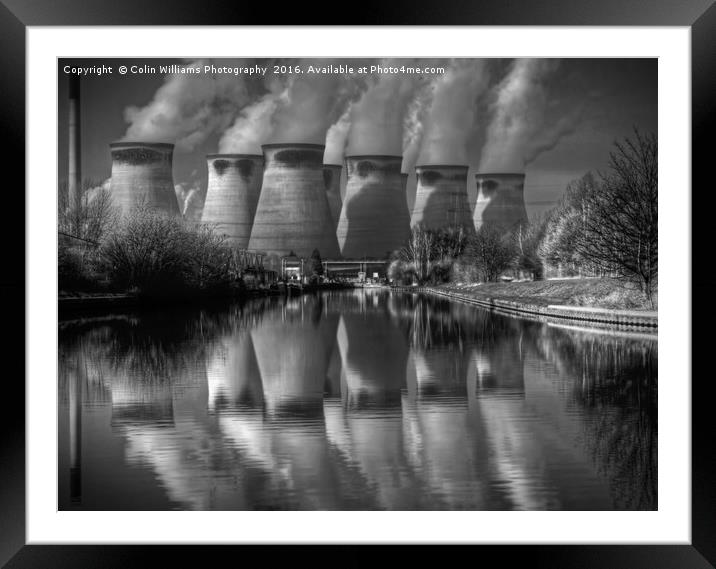 Ferrybridge 2 BW Framed Mounted Print by Colin Williams Photography