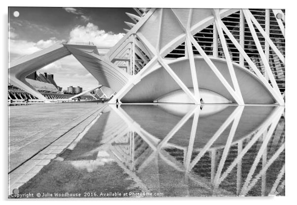 City of Arts and Sciences Acrylic by Julie Woodhouse