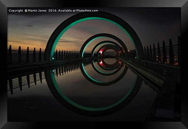Turquoise at the Falkirk Wheel Framed Print by K7 Photography