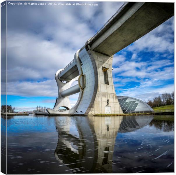 The Majestic Falkirk Wheel Canvas Print by K7 Photography