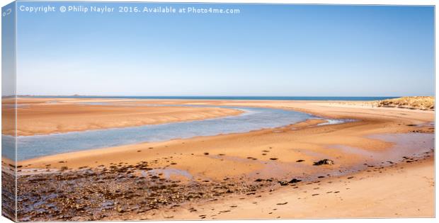 Golden Budle Bay....... Canvas Print by Naylor's Photography