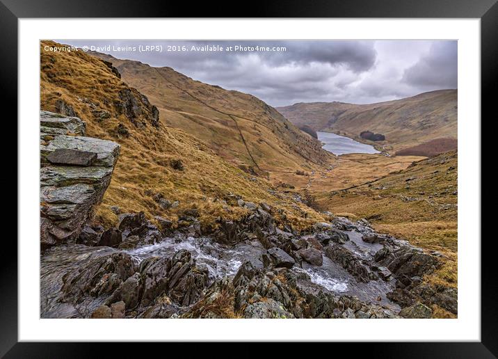 Haweswater Framed Mounted Print by David Lewins (LRPS)