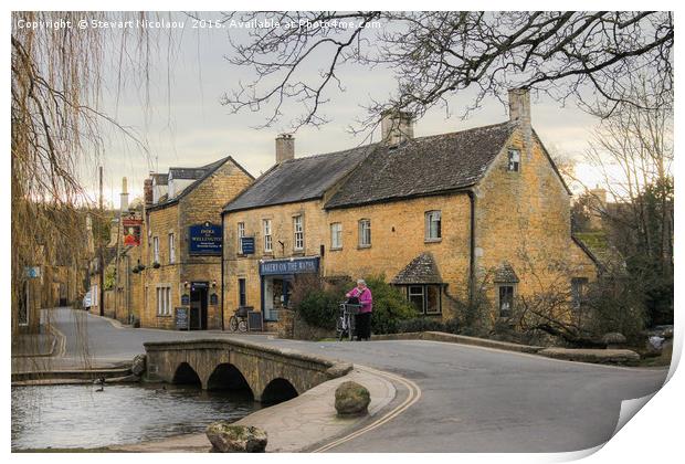 The Venice of the Cotswolds Print by Stewart Nicolaou