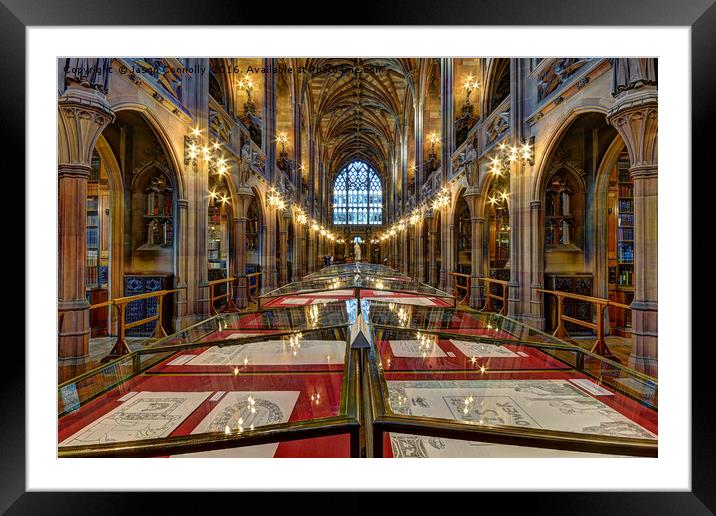 John Rylands Library, Manchester Framed Mounted Print by Jason Connolly