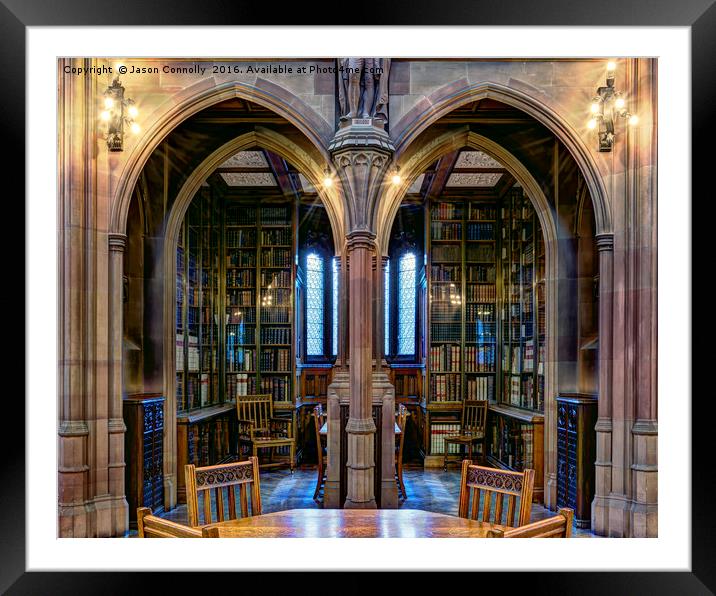 Rylands Library, manchester Framed Mounted Print by Jason Connolly