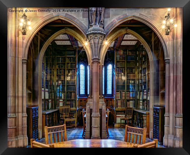 Rylands Library, manchester Framed Print by Jason Connolly