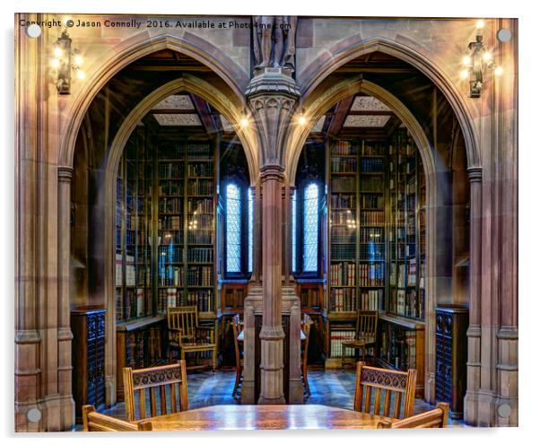 Rylands Library, manchester Acrylic by Jason Connolly