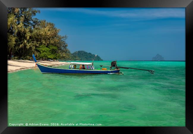 Thailand Vacation Framed Print by Adrian Evans