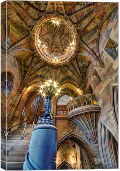 The Rylands Library, Manchester Canvas Print by Jason Connolly