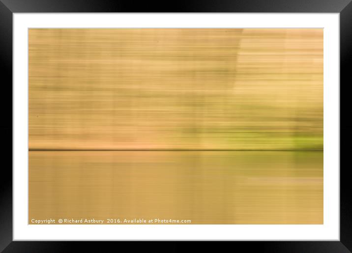 Nature In Motion Framed Mounted Print by Richard Astbury