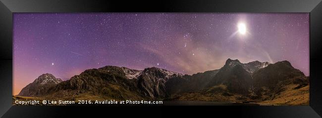 Starlight Panorama Framed Print by Lee Sutton