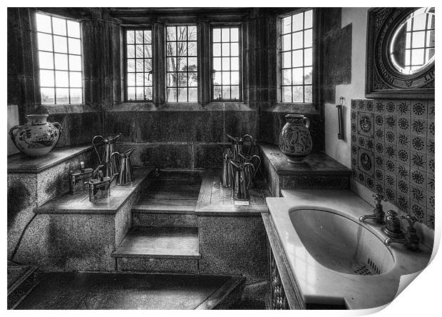 Bathroom Print by Mike Gorton