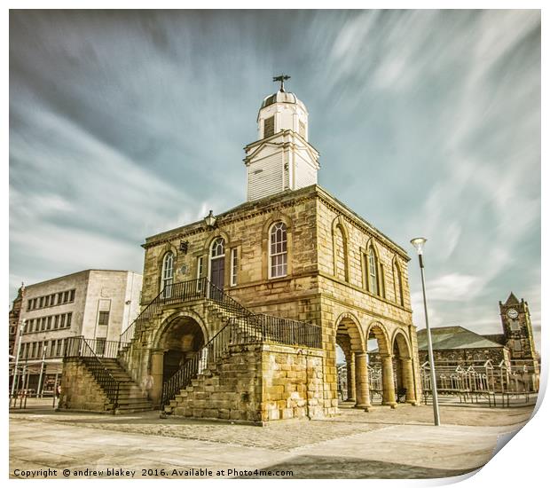 South Shields Old Town Hall Print by andrew blakey