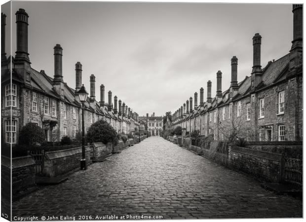 Vicar's Close Canvas Print by John Ealing