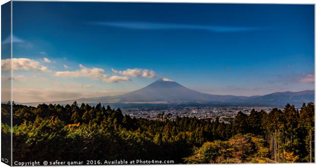 Mt Fuji Canvas Print by safeer qamar