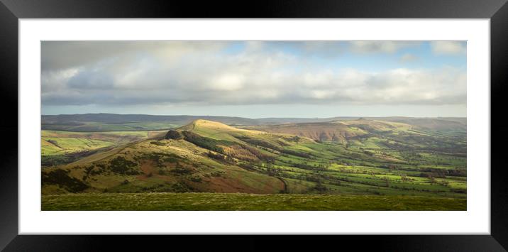 The Ridge Framed Mounted Print by Pete Biggin