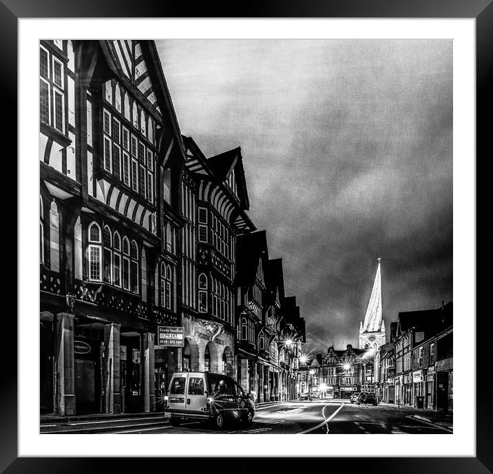 Knifesmithgate, Chesterfield Framed Mounted Print by Pete Biggin