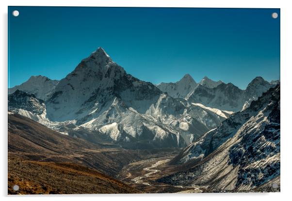 Ama Dablam from Cho La Pass 2 Acrylic by Paul Andrews