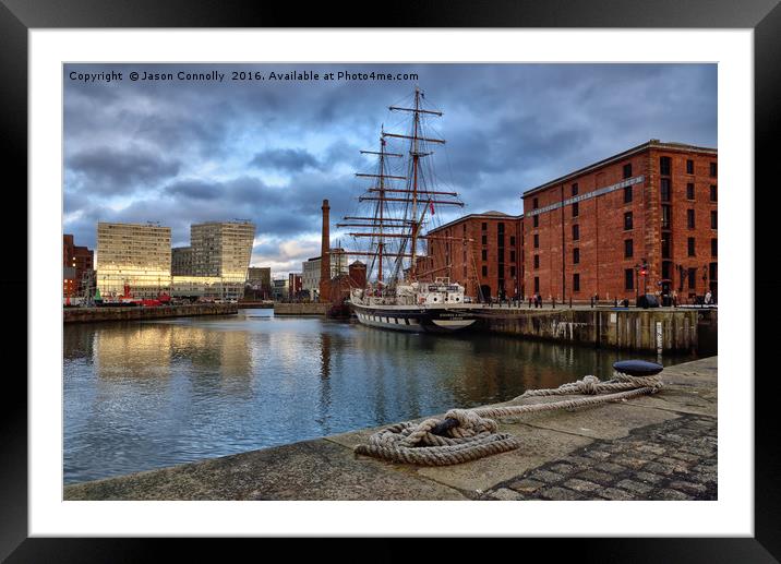 Albert Dock, Liverpool Framed Mounted Print by Jason Connolly