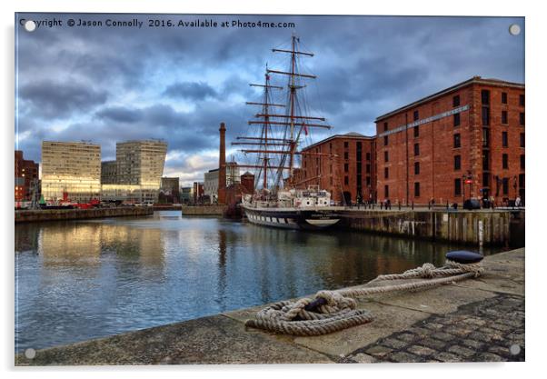 Albert Dock, Liverpool Acrylic by Jason Connolly