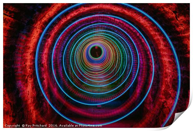 Light Vortex Print by Ray Pritchard