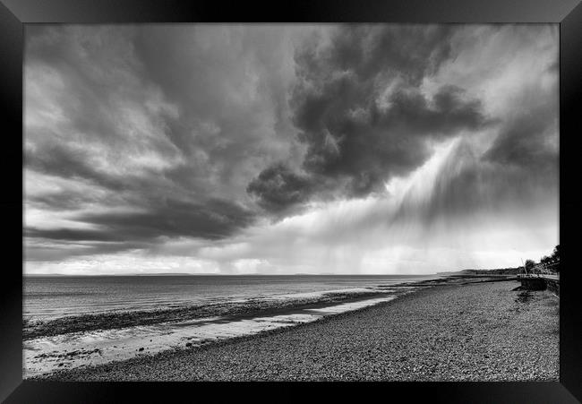 Storm rolling in Framed Print by Andrew Richards
