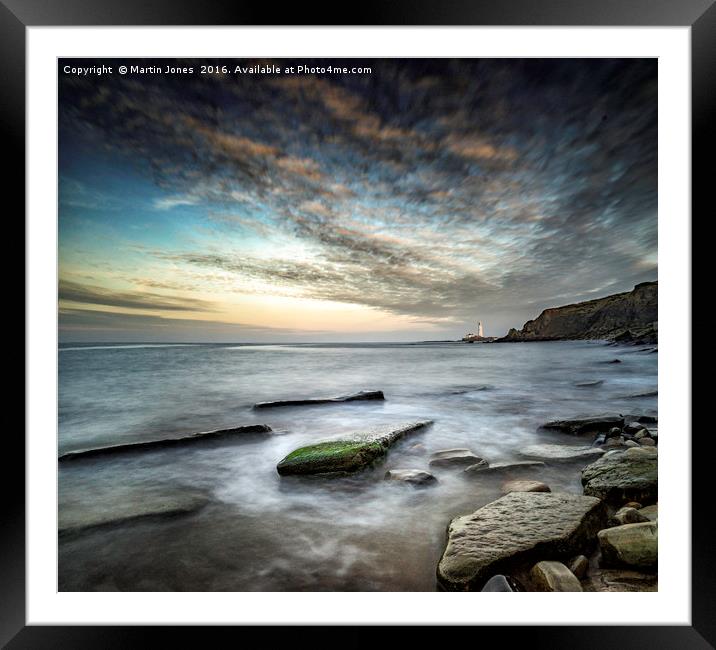 The Rocks of Old Hartley Framed Mounted Print by K7 Photography
