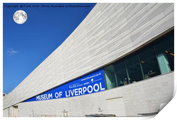 The Museum of Liverpool, Pier Head. Print by Frank Irwin