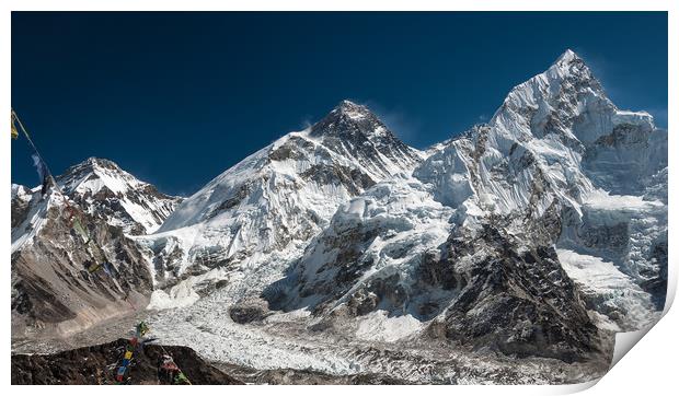 Everest Base Camp Print by Paul Andrews