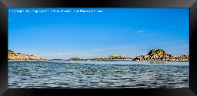 Seascape at The Isle of Mull Framed Print by Naylor's Photography