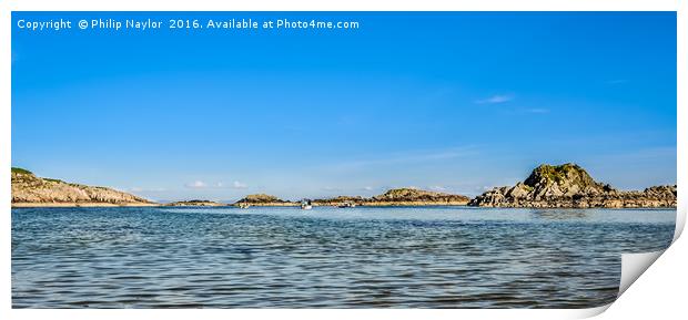 Seascape at The Isle of Mull Print by Naylor's Photography