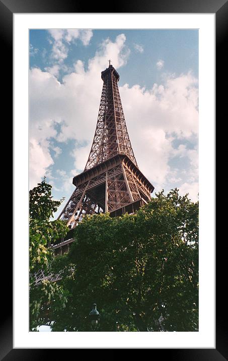 Eiffel Tower Framed Mounted Print by rachael purdy