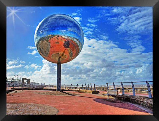 Reflections of Blackpool Framed Print by David McCulloch