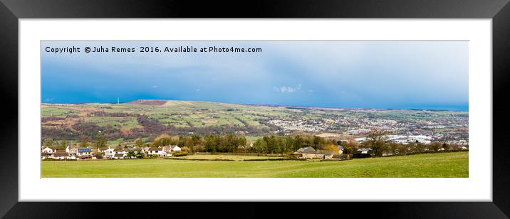 Hills in Yorkshire Framed Mounted Print by Juha Remes