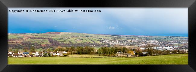Hills in Yorkshire Framed Print by Juha Remes