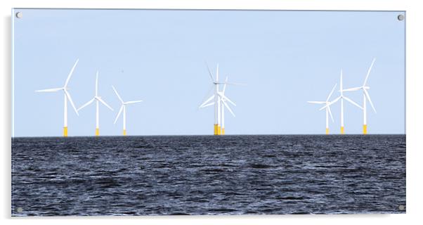 Skegness Windmill Acrylic by Gö Vān