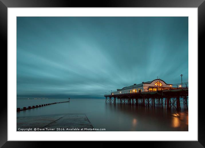 Cleethorpes Pier, Lincolnshire Framed Mounted Print by Dave Turner