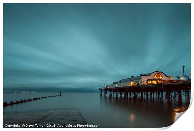 Cleethorpes Pier, Lincolnshire Print by Dave Turner